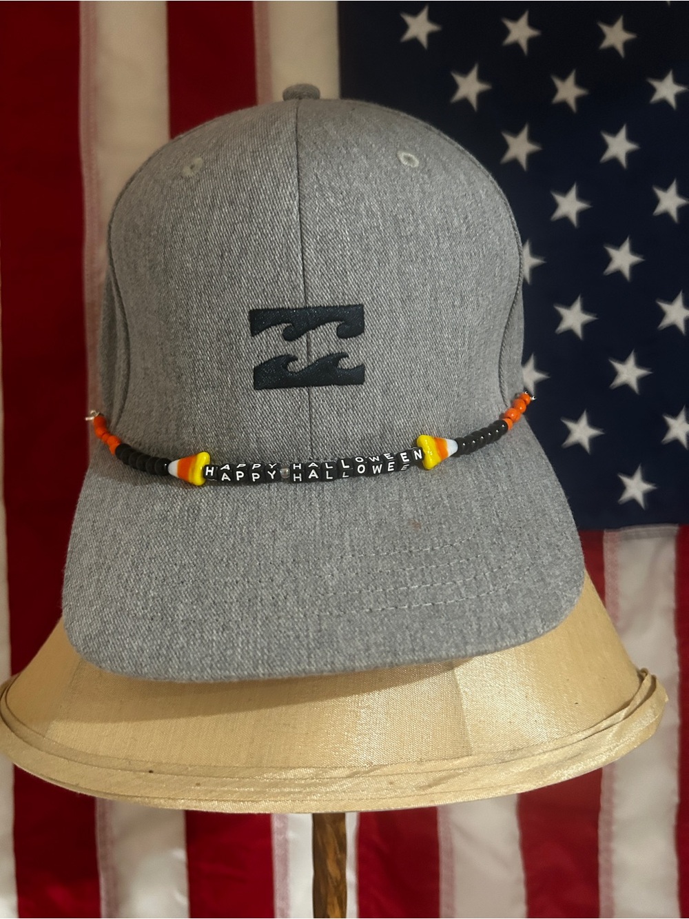 Hat chain Happy Halloween Handmade brand new